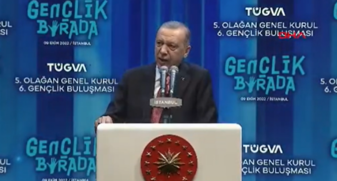 Erdoğan: Ülkenin gençlerini terör örgütleri, fikri ve cinsi sapkınlık akımları üzerinden heba edemeyenler TÜGVA’ya saldırıyor