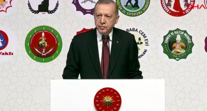 Erdoğan duyurdu: Alevi-Bektaşi Kültür ve Cemevi Başkanlığı kuruluyor