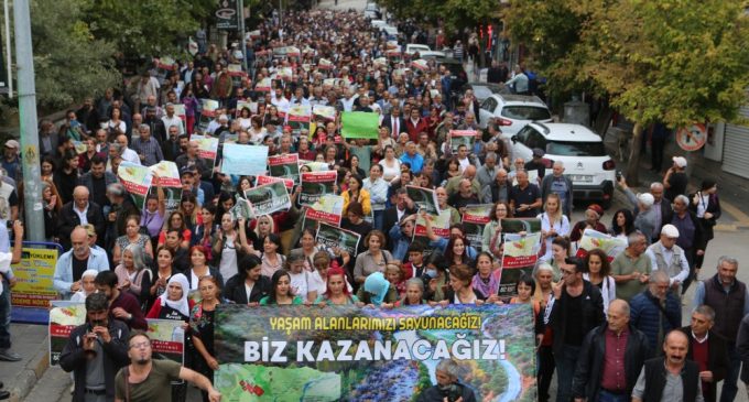 Tunceli Emek ve Demokrasi Platformu’ndan madencilik projelerini protesto yürüyüşü: “Biz kazanacağız”