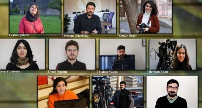 Gözaltına alınan 10 gazeteciden dokuzu tutuklandı