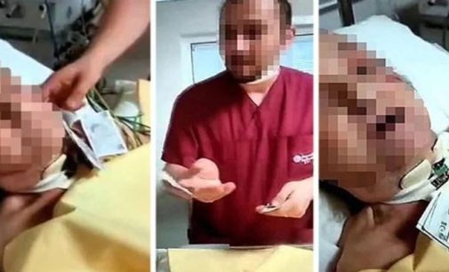 Skandal görüntüler sosyal medyanın gündeminde: Yaşlı kadına eziyet edilen hastanenin faaliyetleri durduruldu