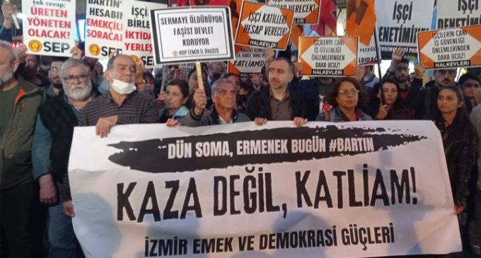İzmir Emek ve Demokrasi Güçleri: Sorumlular cezalandırılana kadar vazgeçmeyeceğiz