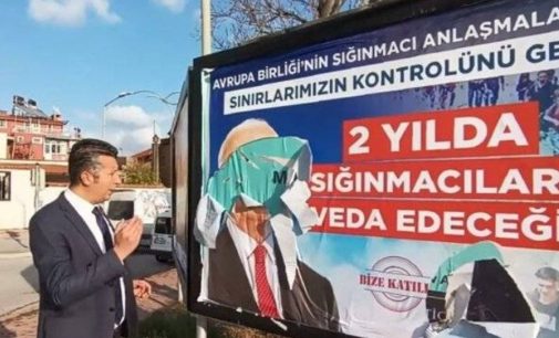 Burdur’da Kılıçdaroğlu afişlerine saldırı