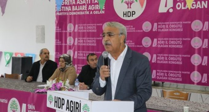 HDP Eş Genel Başkanı Sancar: Devletin içindeki belirli güçler kaos planlarıyla seçim sürecini dizayn etmeyi planlıyor