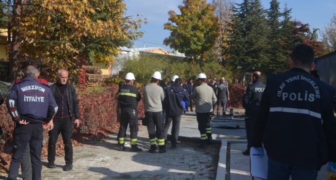 Amasya’da fabrikada baygın halde bulunan işçilerden biri öldü: İncelemede sülfürik aside rastlandı