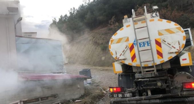 Sinop’ta tekstil fabrikasında yangın: 10 işçi dumandan etkilendi