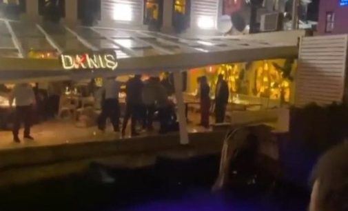 Bebek’te restoranın balkonu çöktü: Dört yaralı