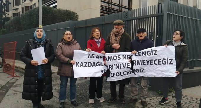 Cengiz Holding önünde Kazdağları protestosu: Yedi kişi gözaltında