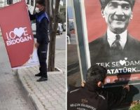 İzinsiz asılan “Love Erdoğan” afişlerini kaldıran CHP’li başkan hakkında soruşturma