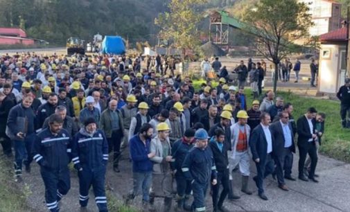 Maden işçilerinin hak arama eylemine jandarma saldırdı: Altı işçi gözaltına alındı