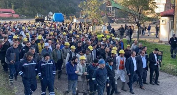 Maden işçilerinin hak arama eylemine jandarma saldırdı: Altı işçi gözaltına alındı