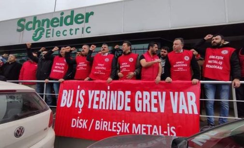 Erdoğan yine grev yasakladı: Schneider Elektrik işçilerinin anayasal hakkı Erdoğan’ın imzasıyla askıya alındı!