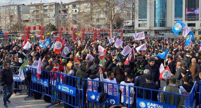 Emek ve Özgürlük İttifakı ilk mitingini İstanbul’da düzenlenledi: Seçimlere damgamızı vuracağız