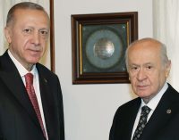 Erdoğan, MHP Genel Başkanı Bahçeli’yi evinde ziyaret etti