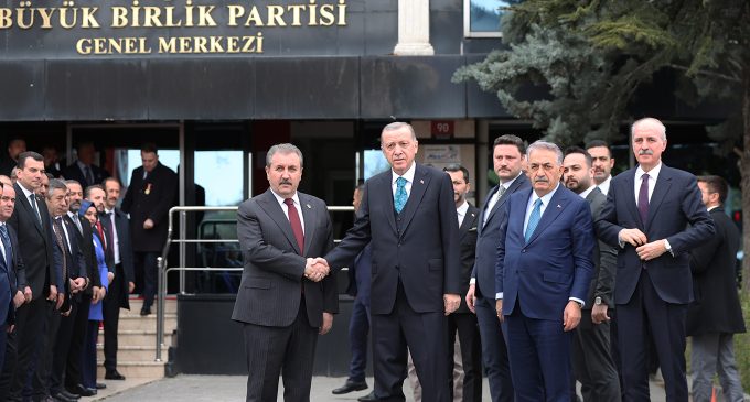 Erdoğan’ın ziyaret ettiği Destici: Tek liste büyük avantaj