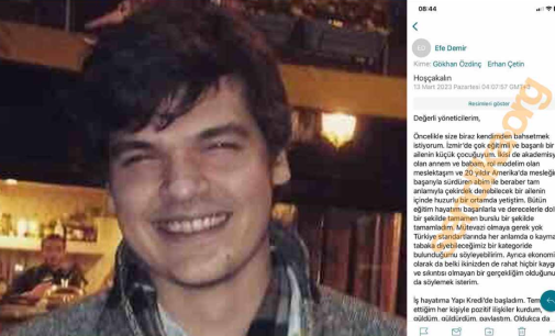 Yapı Kredi çalışanı bilgisayar mühendisi Efe Demir, mobbingi ifşa eden bir mektup bırakarak yaşamına son verdi!