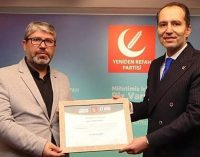 Yeniden Refah Partisi Afyon İl Başkanı Gufran Çetinel istifa etti