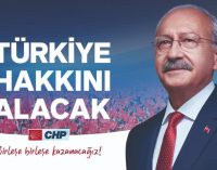 CHP’nin seçim sloganı belli oldu: “Türkiye hakkını alacak”