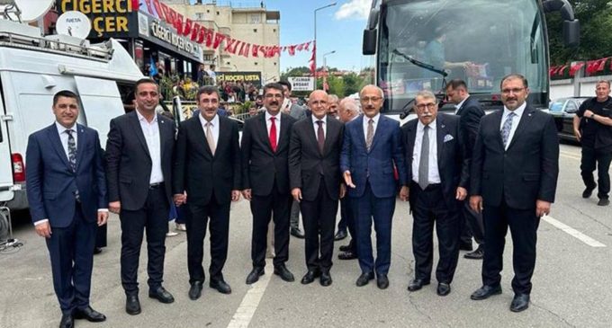 Erdoğan’ın Batman gezisine Mehmet Şimşek de katıldı